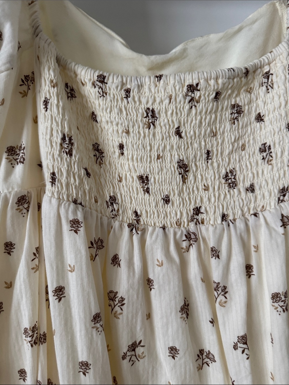Rylee + Cru Cream Floral Maxi Dress - Picture 7 of 8